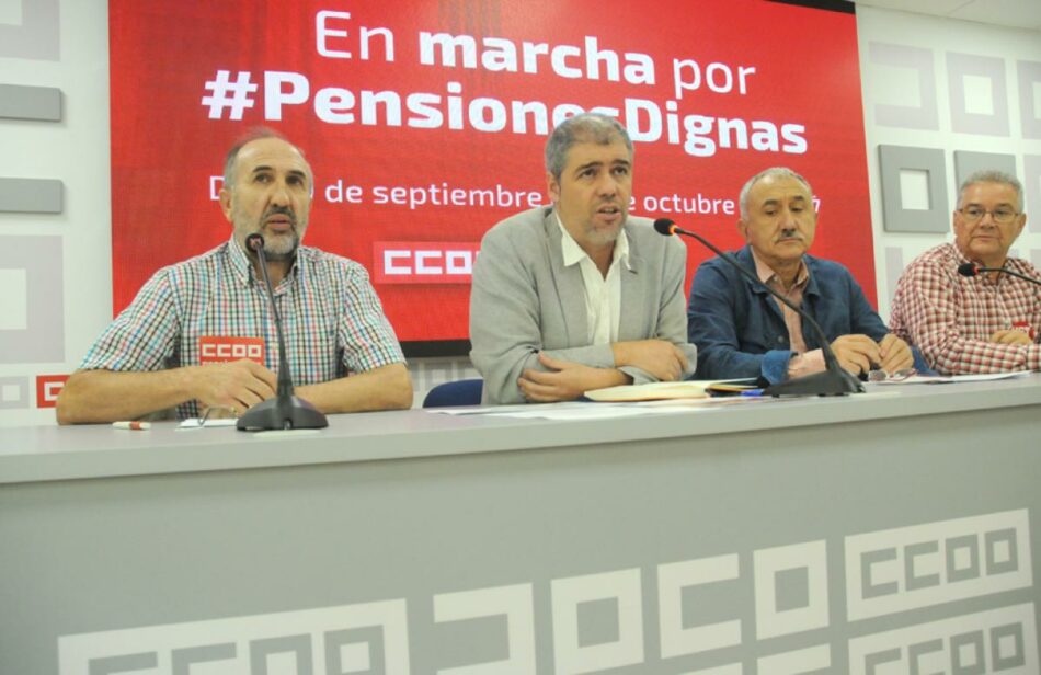 CCOO y UGT se movilizan para garantizar la viabilidad del Sistema Público de Pensiones