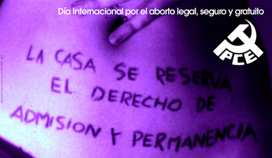 El PCE de León ante el Día Internacional por el derecho al aborto