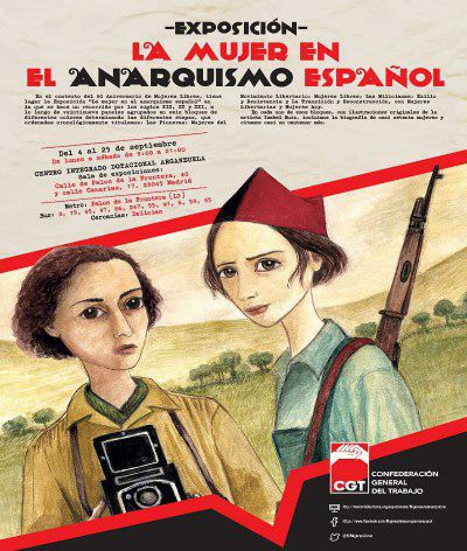 CGT inaugura una exposición sobre la mujer en el anarquismo español