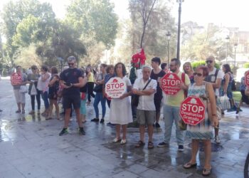 Stop Desahucios se concentra a las puertas de Bankia