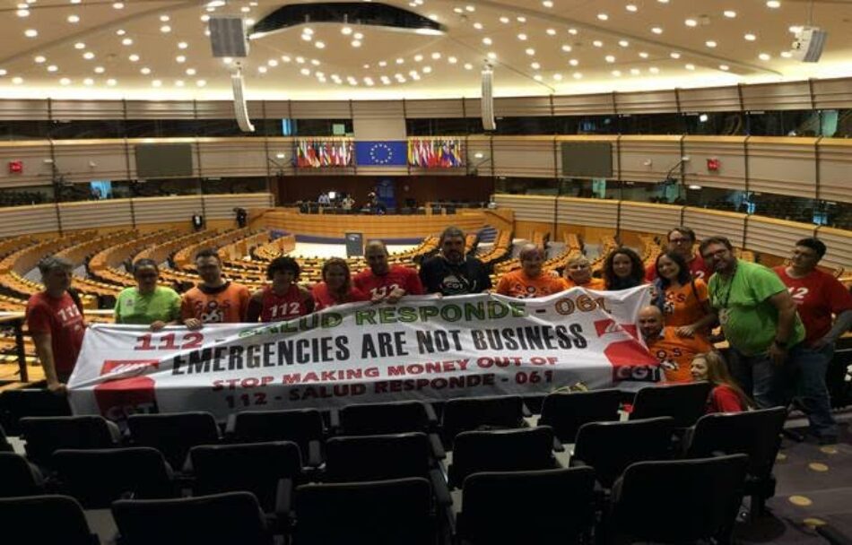 Positivas jornadas en Bruselas denunciando la situación de los ervicios de emergencias 112, 061 y Salud Responde