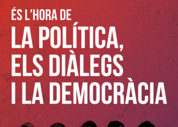 És l’hora de la política, els diàlegs i la democràcia