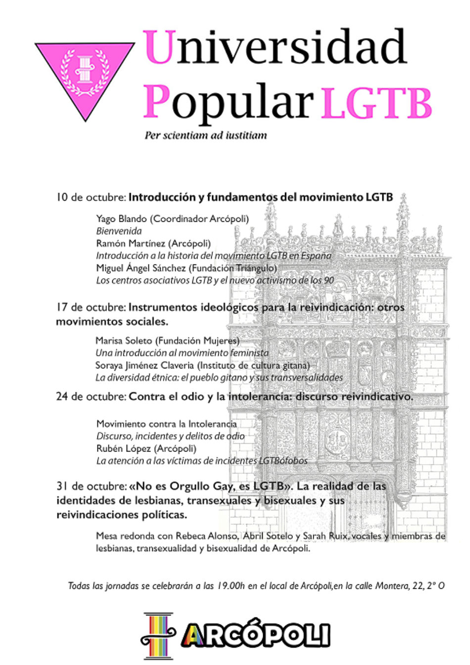 Arcópoli inaugura la Universidad Popular LGTB