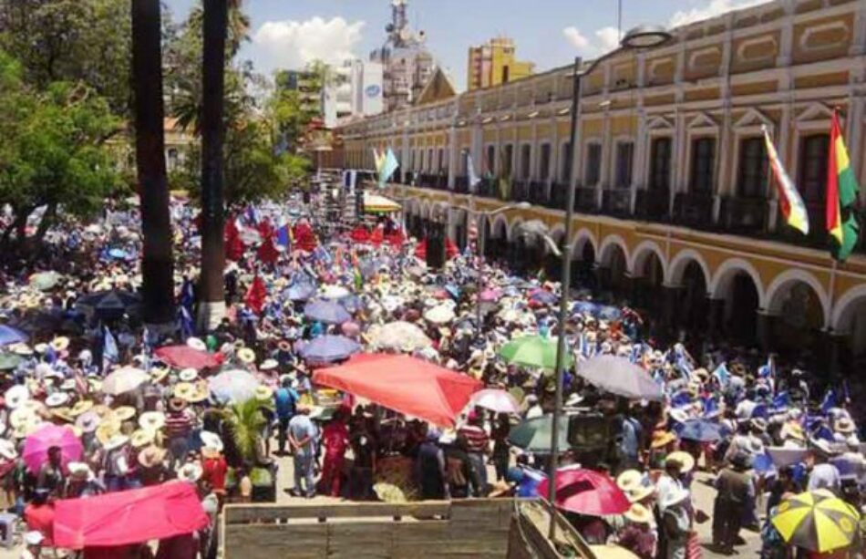 Bolivia. Masiva concentración en Cochabamba apoya postulación de Evo Morales