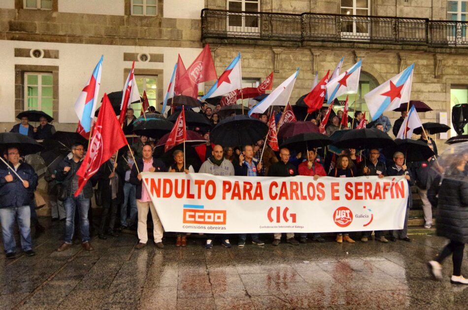 CIG, CCOO e UGT mobilizaranse diante da Subdelegación do Goberno de Pontevedra