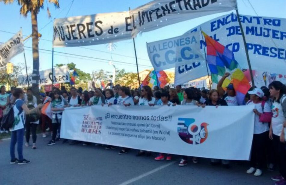 Argentina. Multitudinaria marcha de cierre del 32°Encuentro Nacional de Mujeres en Resistencia, Chaco
