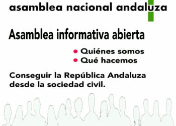Actos de la Asamblea Nacional Andaluza en Sevilla y Barcelona