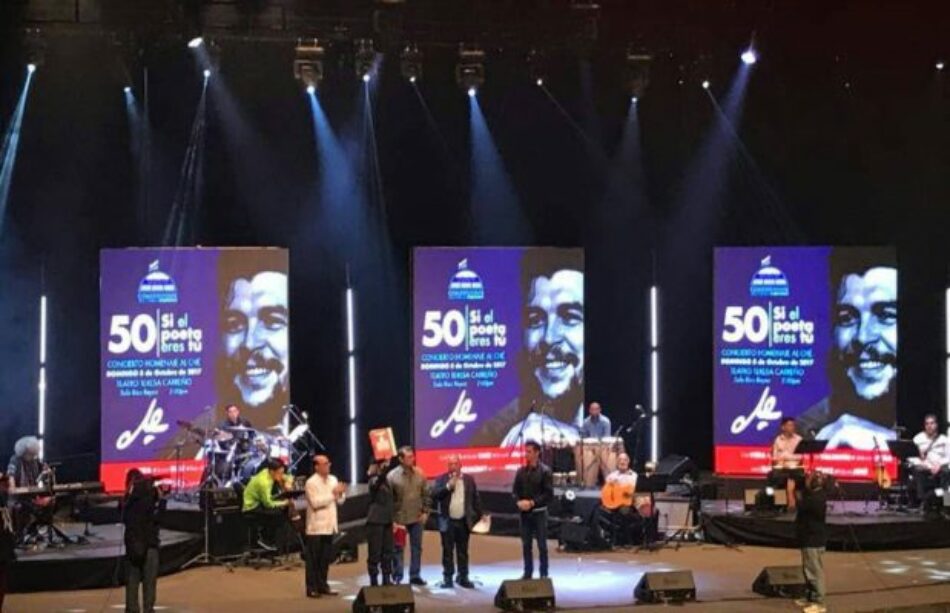 ANC rindió homenaje al Che con concierto “Si el poeta eres tú”