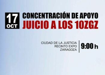 Cuenta atrás para el juicio de Los 10 de Zaragoza