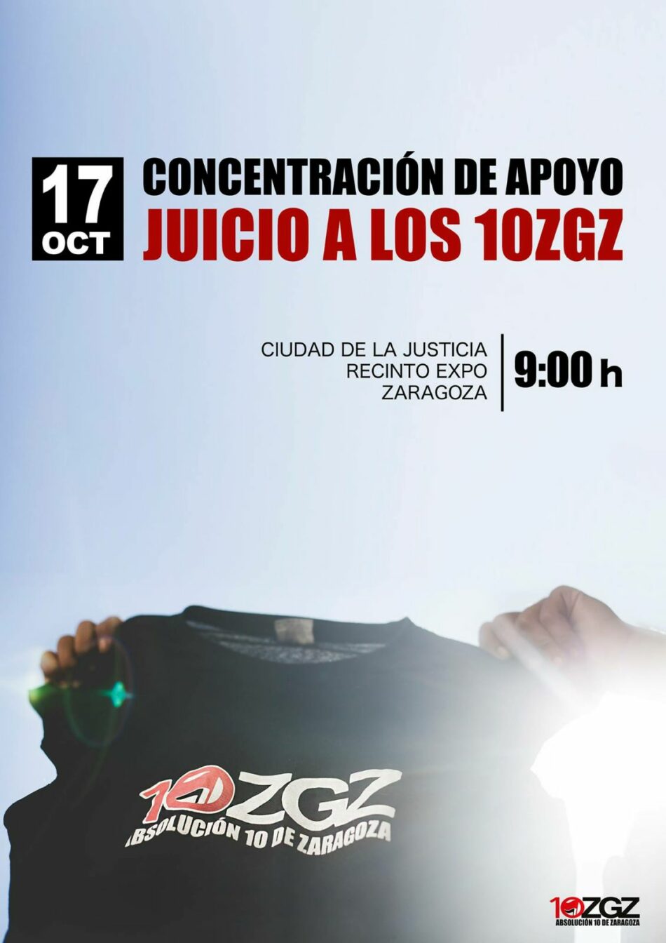 Cuenta atrás para el juicio de Los 10 de Zaragoza