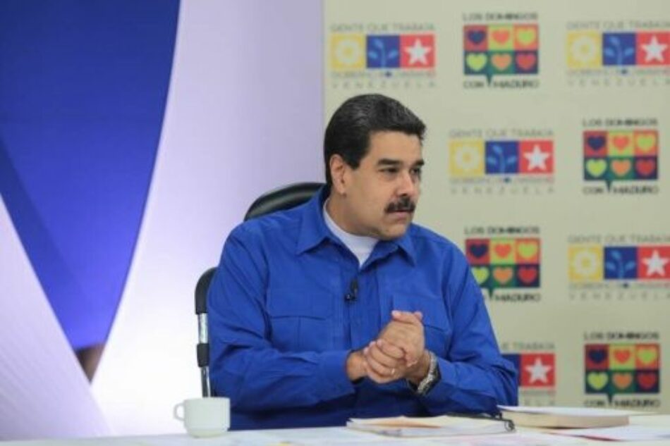 Maduro anuncia reanudación del diálogo con oposición próximamente