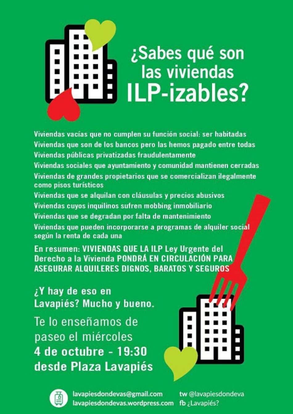 ¿Sabes lo que son las viviendas ILP-izables? Visita guiada por Lavapiés