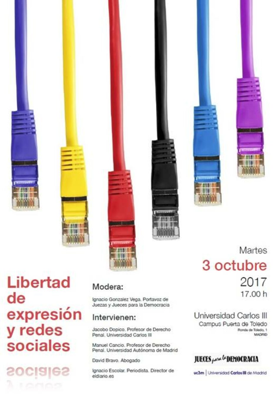 «Libertad de expresión y redes sociales»: acto el 3 de octubre