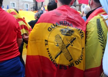 Las tropas de Franco vuelven a tomar Barcelona. Manifestación unionista 8-10-2017