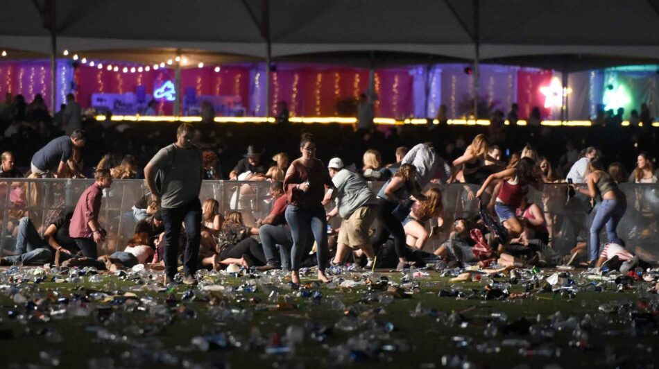 Así fue el momento exacto del tiroteo en Las Vegas