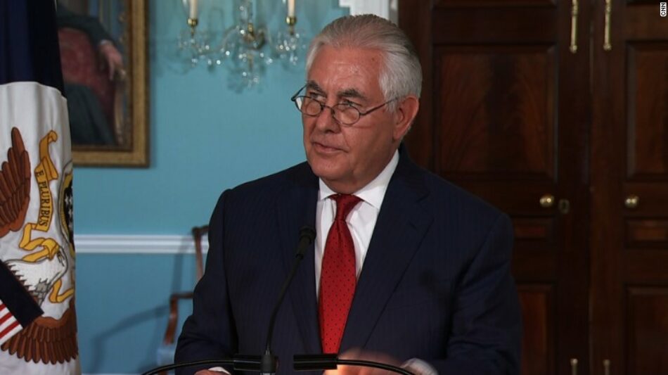 Tillerson propondrá a Trump dos sugerencias sobre las relaciones con los iraníes