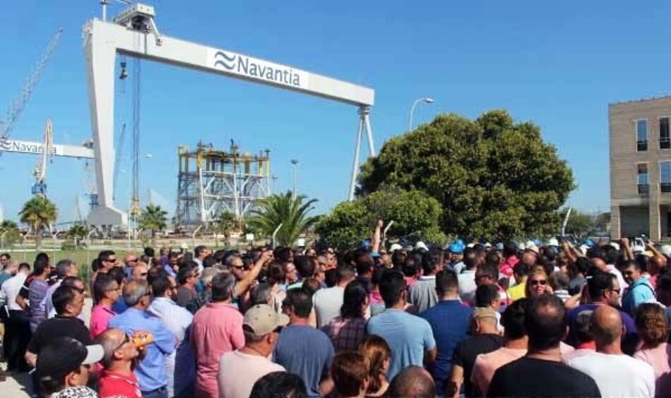 Navantia Ferrol: Ganemos CCOO pide «solidaridad con los compañeros de las auxiliares»