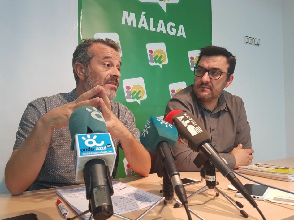 IU presentará enmienda a la totalidad del Presupuesto de la Junta de Andalucía