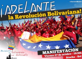 «¡Adelante la Revolución Bolivariana!»: manifestación el 27 de octubre