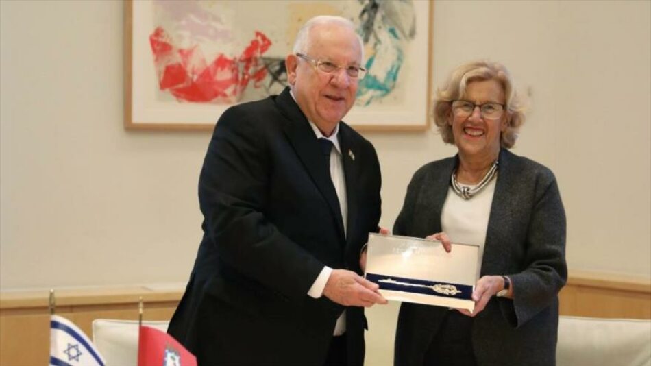 Muestras de repulsa a la visita del presidente israelí a España