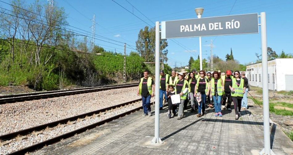 EQUO propone a los partidos cordobeses un frente común por el Cercanías entre Palma del Río y Villa del Río