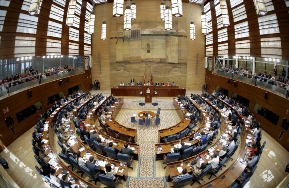 Los promotores de la ley madrileña por el derecho a la vivienda se quedarán sin poder defenderla en el pleno de la Asamblea de Madrid