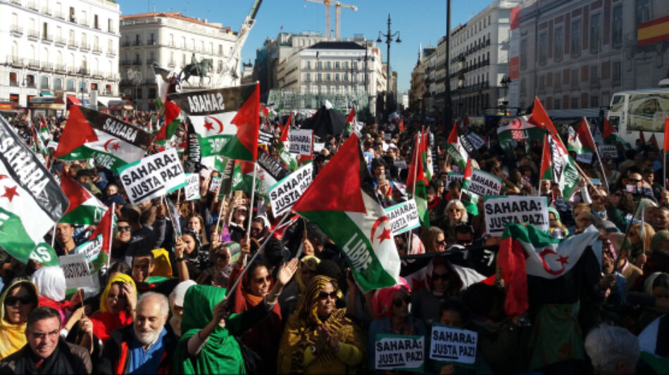 La responsabilidad de España presente en la manifestación saharaui de Madrid