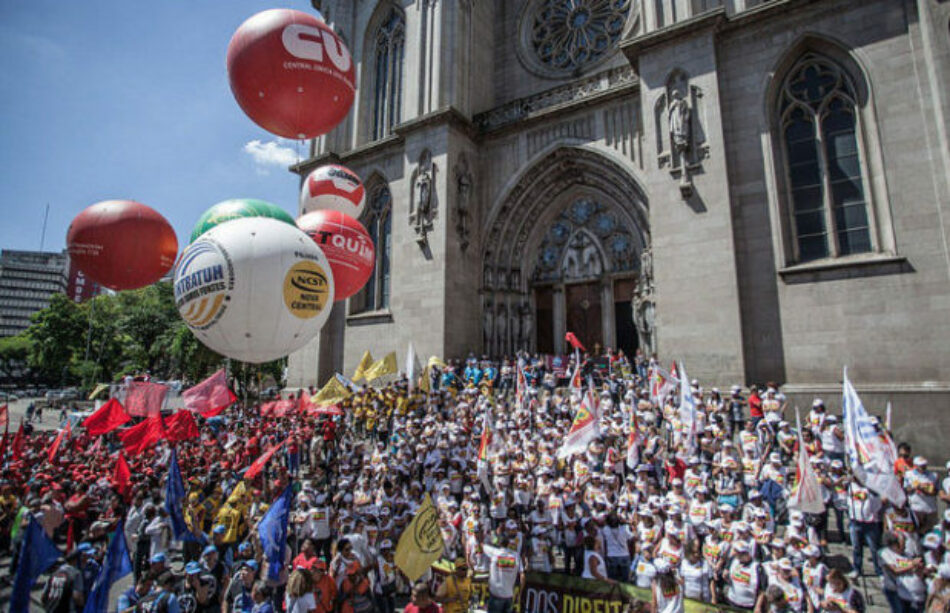 Brasil: Millares de trabajadores protestan contra reformas laboral y de las Pensiones