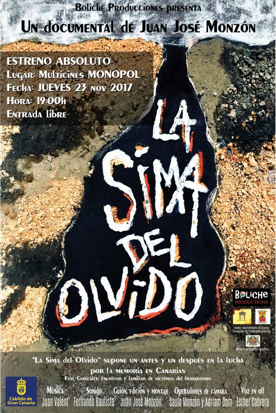 Estreno del largometraje documental «La Sima del Olvido» de Juan José Monzón