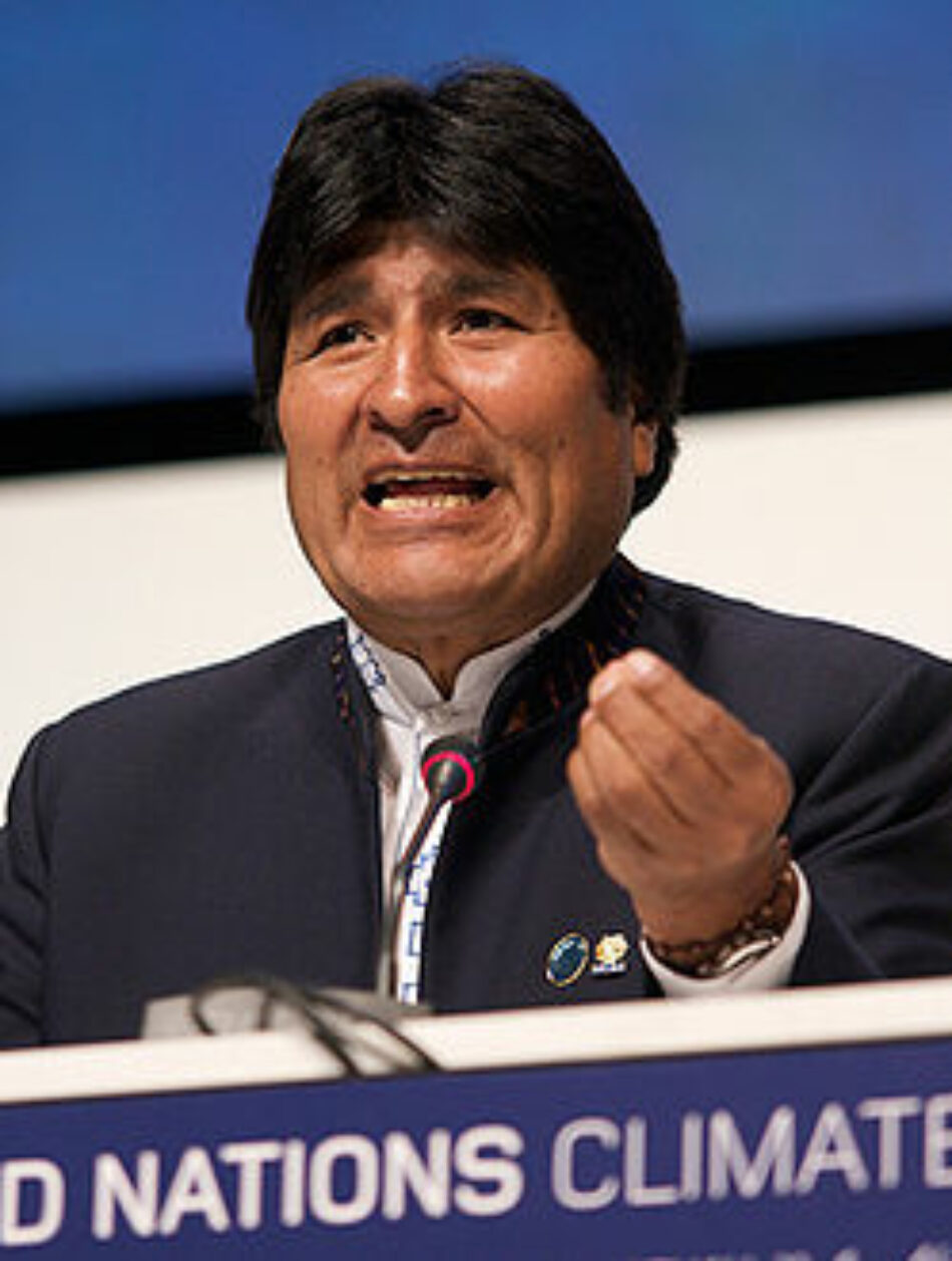 Tras el rechazo norteamericano al Acuerdo Climático de París, Morales afirma que EEUU “muestra su verdadera cara y confirma que es la peor amenaza del mundo”