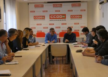 La nueva dirección del PCA celebra su primera reunión de trabajo con CCOO