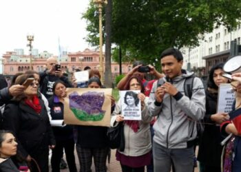 Argentina. Acción Global por Berta Cáceres: . “Berta nació en la esperanza y está sembrada en la esperanza”, dice su hijo Salvador”