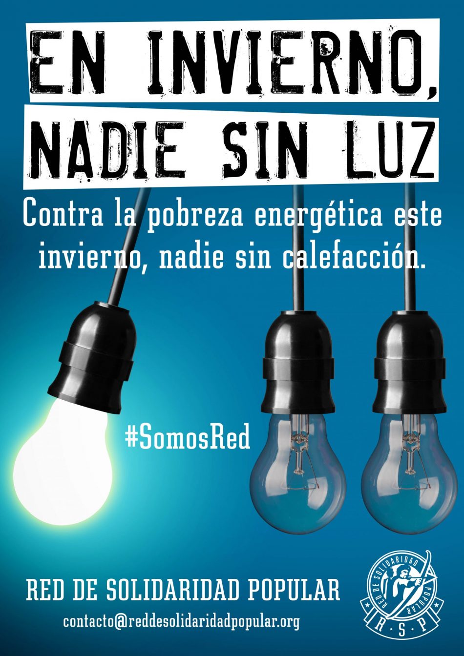 «En invierno, nadie sin luz»: campaña contra la pobreza energética