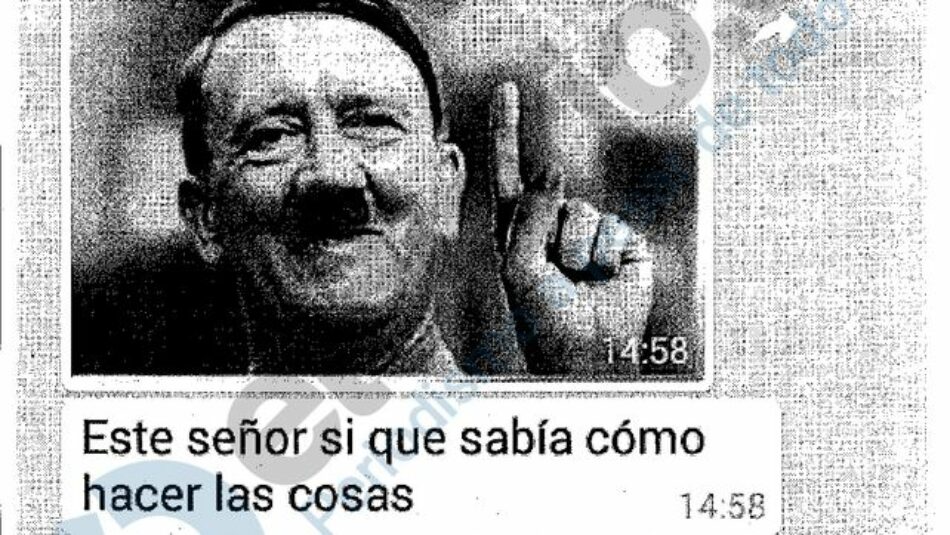 Investigan los insultos, amenazas y apología del nazismo de un grupo de policías fascistas en un chat