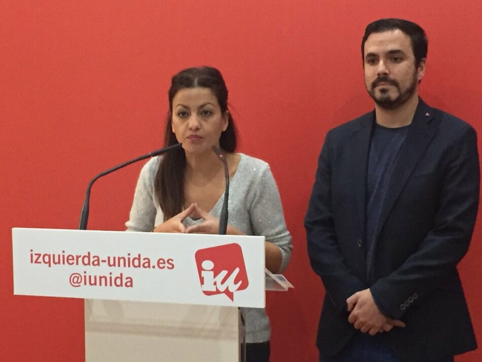 Garzón critica a los que buscan convertir el 21D en un “plebiscito” sobre el independentismo y respalda una candidatura con un “proyecto de país en positivo” que no olvida las “cuestiones sociales”