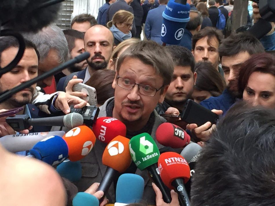 Xavier Domènech encapçalarà la candidatura de Catalunya en Comú el 21-D