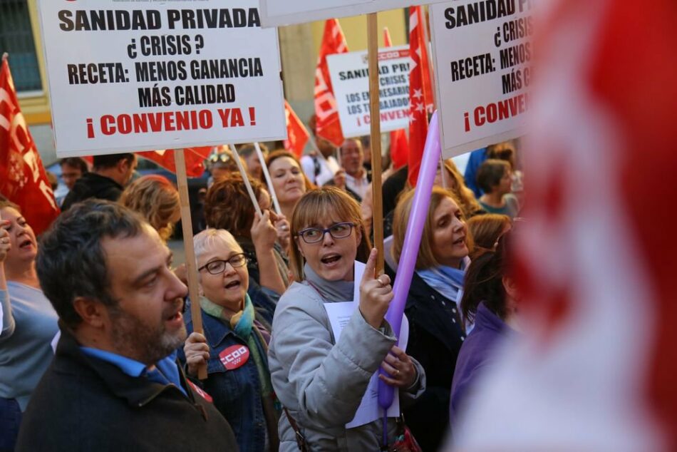 Huelga indefinida en la Sanidad Privada madrileña desde el 27N. Concentración el 23N