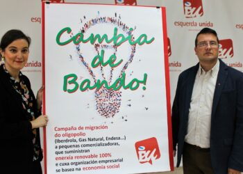 Esquerda Unida presenta a campaña “Cambia de Bando” na que anima á migración do modelo enerxético do oligopolio a outro baseado na economía social