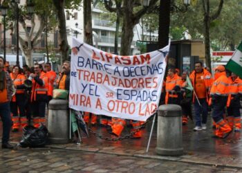 Participa recurre las multas por la Ley Mordaza tras el desalojo del Ayuntamiento por la protesta de Lipasam