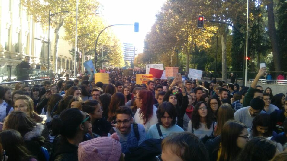 La Juventud Comunista de Castilla-La Mancha ante los recortes en la UCLM