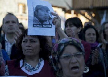 El dolor por la muerte de un joven mapuche argentino