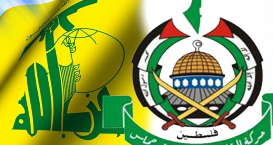 Los palestinos muestran su apoyo a Hezbolá