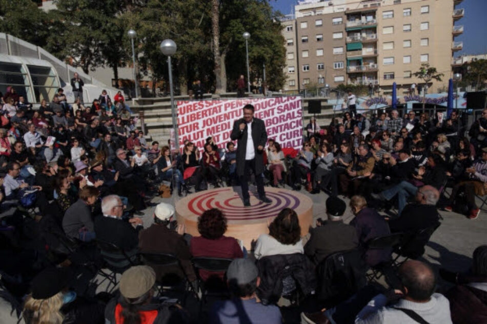 Xavier Domènech: “Som l’única candidatura que garanteix que les polítiques socials estaran al centre de l’acció de govern”