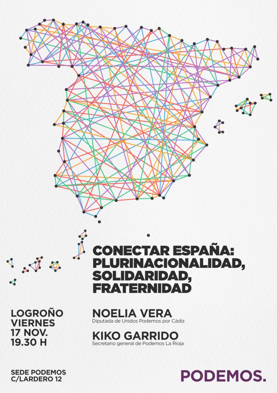 Logroño inaugura la ruta de Podemos «Conectar España»