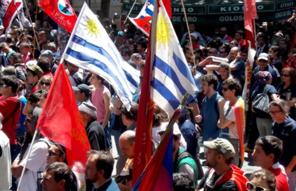 Uruguay: Con una marcha y varios actos se inició en Montevideo la Jornada Continental contra el Neoliberalismo y por la Democracia