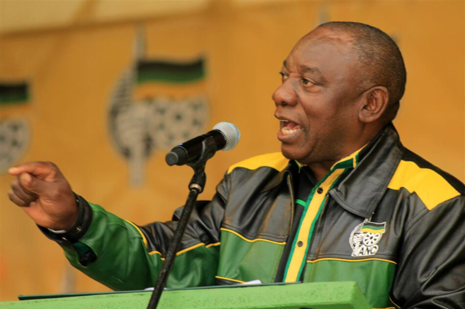 ANC con nuevo presidente: Cyril Ramaphosa