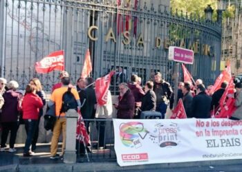 Se reanudan las huelgas en la imprenta del Grupo PRISA