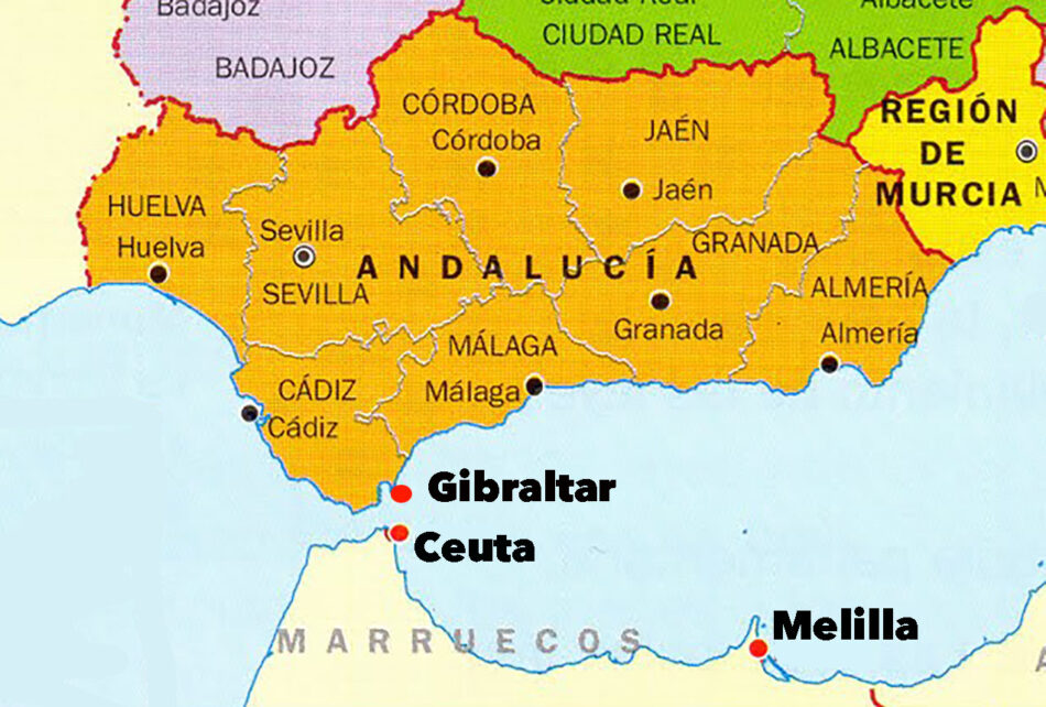 La Asamblea Nacional Andaluza solicitará referendos en Ceuta, Melilla y Gibraltar para su regreso al territorio andaluz