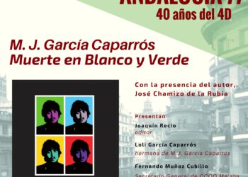 José Chamizo presenta su nuevo libro «M.J. Gracía Caparrós, Muerte en Verde y Blanco» en Málaga