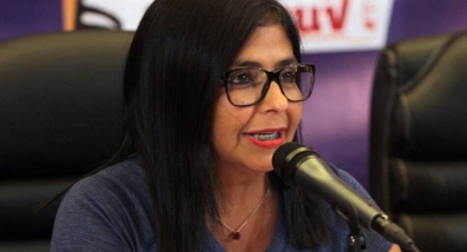 Delcy Rodríguez rechaza silencio internacional ante represión en Argentina
